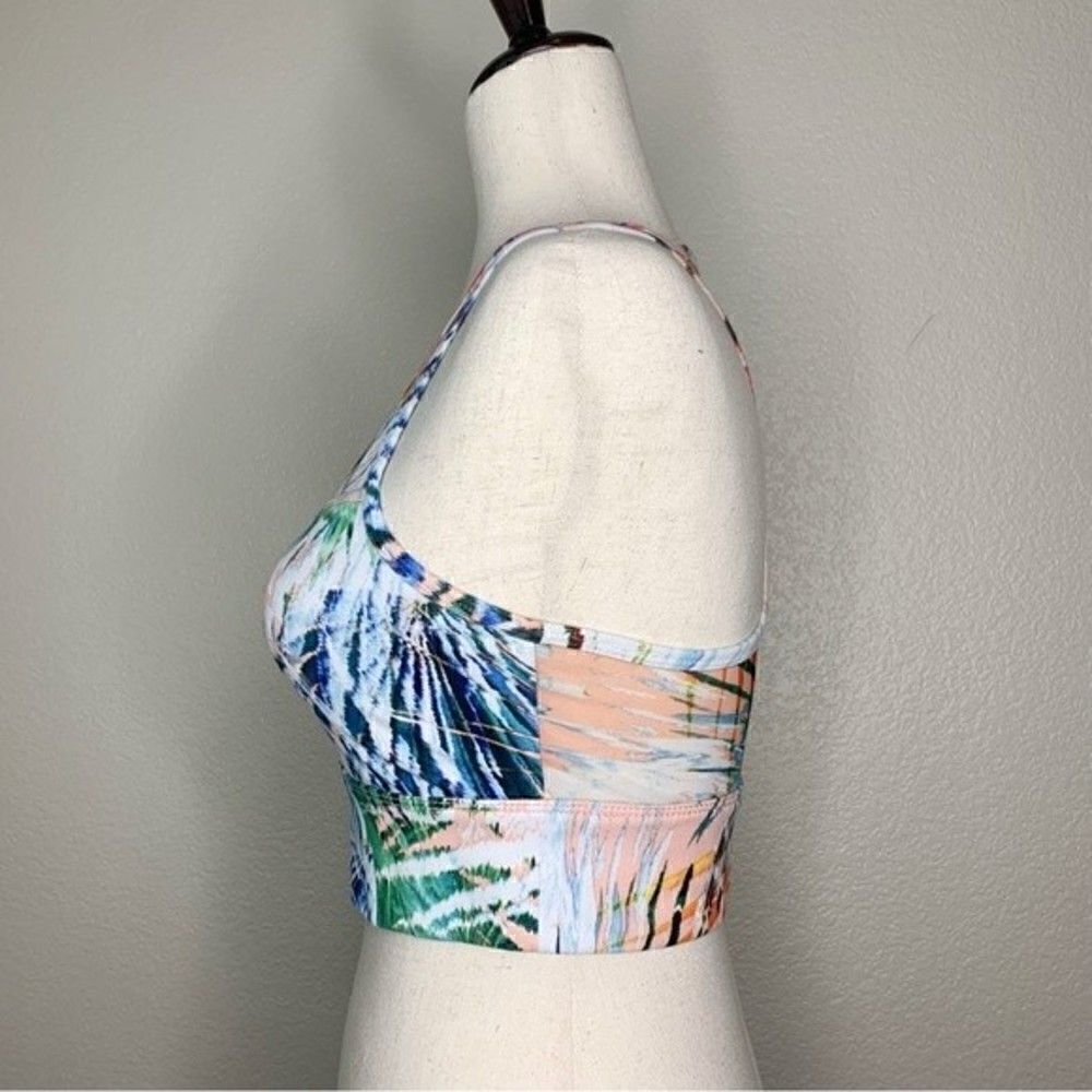 Colorful Racerback Women’s Sports Bra, Sz Small - Picture 5 of 8